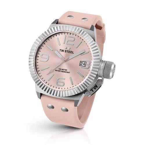 Image of Canteen 45 mm metal pink Quartz Dame ur fra TW Steel